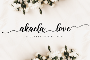 Akalea Love Font for Creative Campaigns