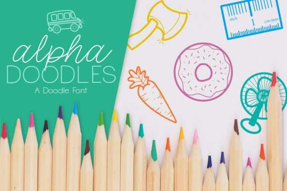 Alpha Doodles Font for Creative Projects