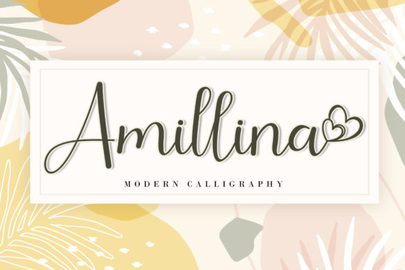 Amillina Font for Elegant Branding
