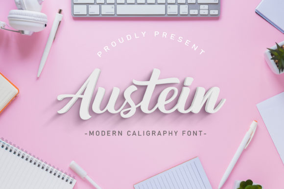 Austein: A Script Font for Elegant Design