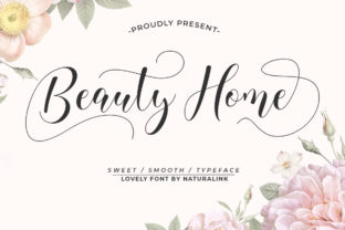 Beauty Home Font for Elegant Design