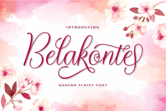 Belakonte: A Flowing Script Font