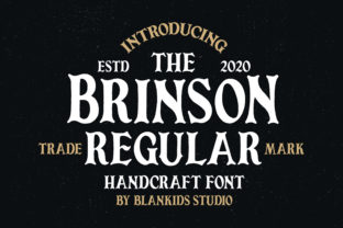 Brinson Regular: A Vintage Serif for Business Branding