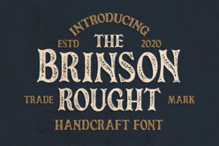 Brinson Rought: Vintage Font for Impactful Campaigns
