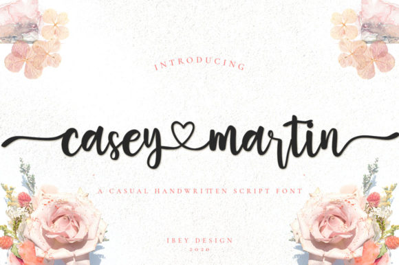 Casey Martin Font for Creative Projects