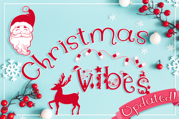 Christmas Vibes Font for Web Design