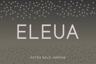 Eleua Extra Bold Font