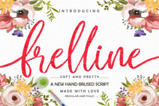 Frelline: A Friendly Handwritten Font for Creative Projects