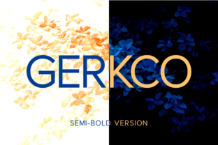 Gerkco Semi-Bold: A Modern Sans Serif Font