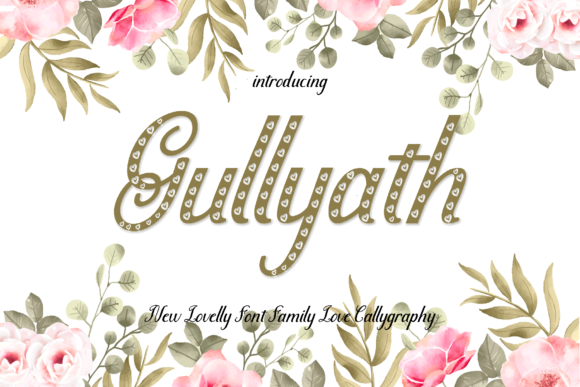 Gullyath Font: Handwritten Elegance for Makers