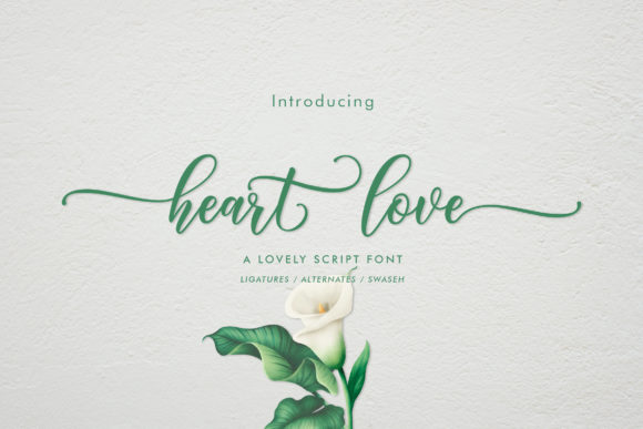 Heart Love Font Review