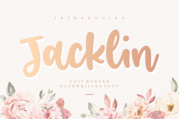 Jacklin: A Bold Handwritten Font
