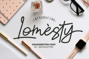 Lomesty: A Cute Script Font for Business Branding