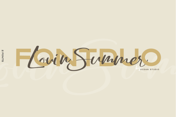 Lovin Summer Font Review