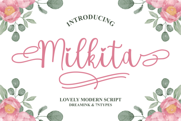 Milkita Font: Elegant Script for Editorial Design
