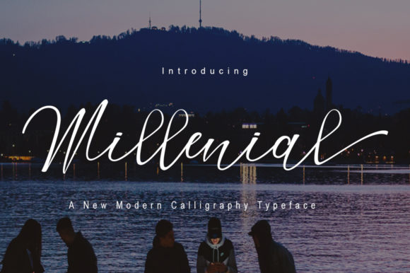 Millenial Font for Elegant Branding