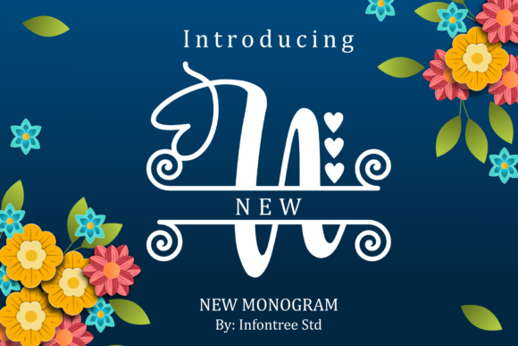 New Monogram Font for Bold Branding