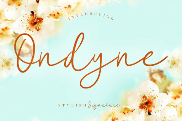 Ondyne Font for Editorial Design