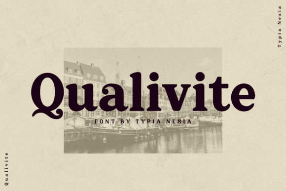 Qualivite: A Bold Serif Font for Business Branding