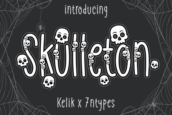Skulleton: A Spooky Font for Creative Brands
