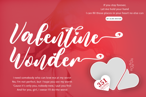Valentine Wonder Font for Creative Campaigns